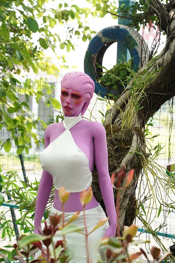 💥Mysterious Purple-skinned Alien Sex Doll Merlay 170cm (Free 2nd Head) view 4