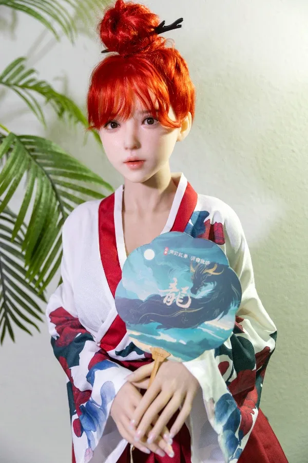 Super Pretty Cute Redhead Sex Doll Feng 166cm view 2