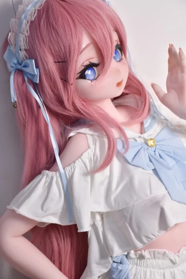 Super Cute Pink Hair Anime Manga Sex Doll Molly 148cm view 6