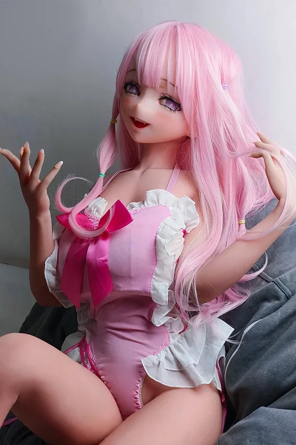 Naughty Cute Big Breast Anime Sex Doll Hanasaka Yuka 148cm view 3