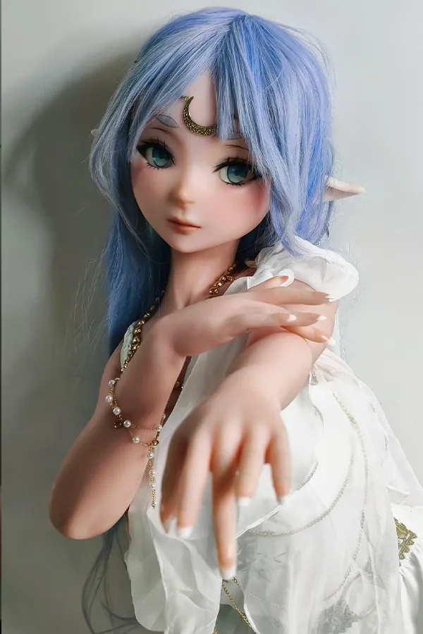 Blue Hair Elf Sex Doll Niwa Yui 148cm view 5