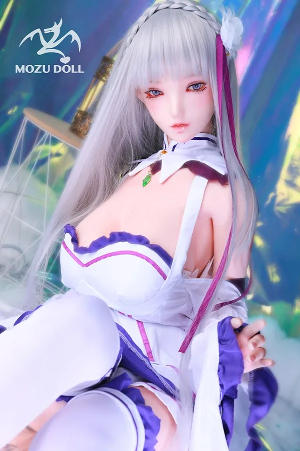 Fantasy Anime Re Zero Sex Doll Emilia 163cm (Free Doll Same Clothes) view 2