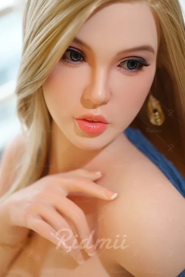 Sexy Chubby Blonde Sex Doll Olena 166cm (Silicone Head) view 5
