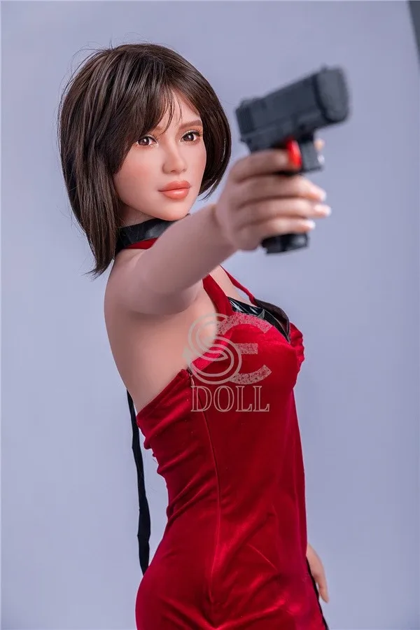 Real Life Black Short Hair Sex Doll Lina 163cm view 3