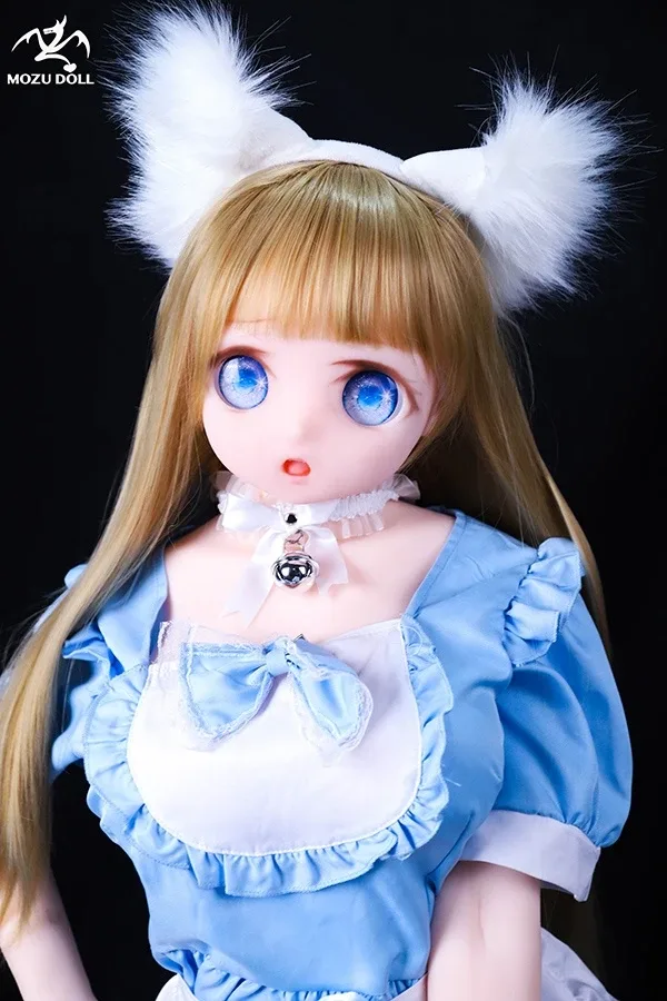 Cute Anime Blonde Sex Doll Kelly 145cm (Free Doll Same Clothes) view 6