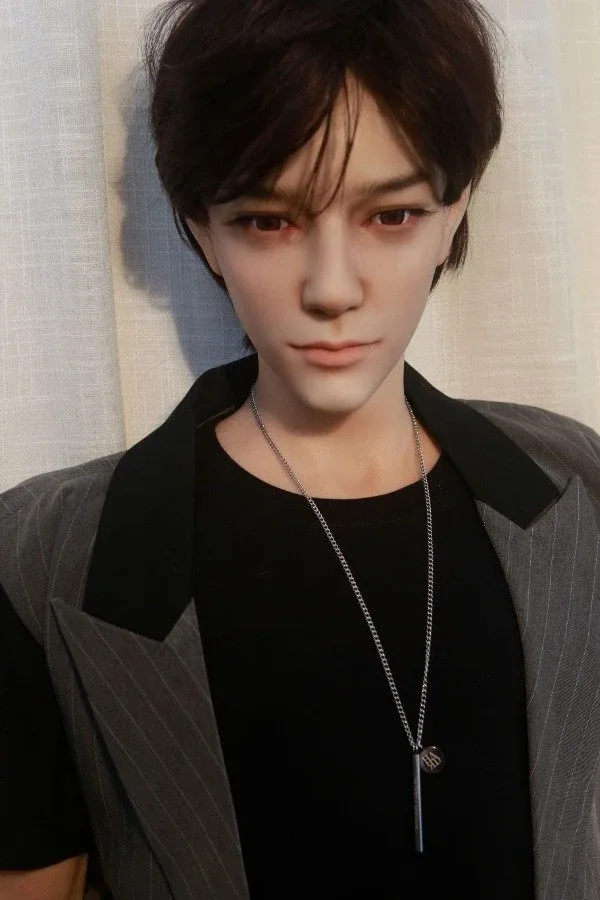 Realistic Handsome Gentle Asian Male Doll Edward 170cm view 4