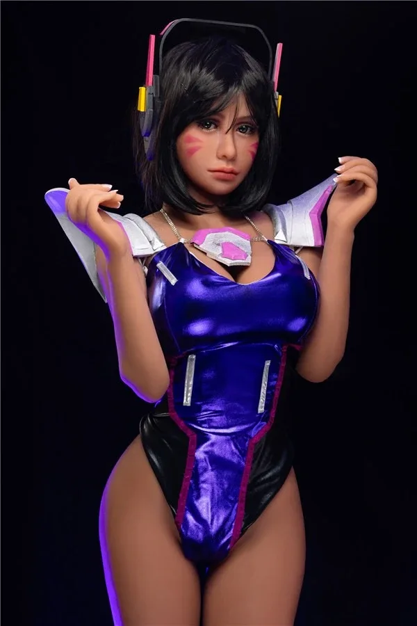 2021 New Sexy Busty Anime Overwatch DVA Sex Doll Isabella 148cm view 5