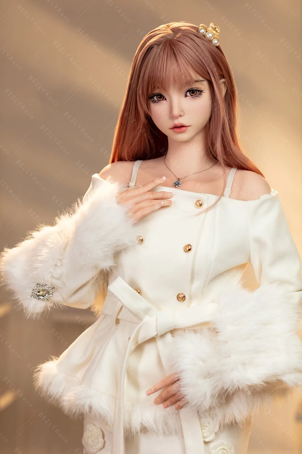 Silicone 163cm/64.17″ DD-CUP 48kg/105.82lbs Sex Doll