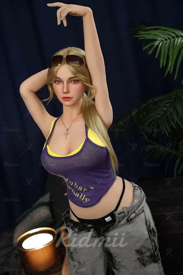 Sexy Mature Blonde Sex Doll Nyx 164cm (Movable Jaw With Oral Structure) view 3