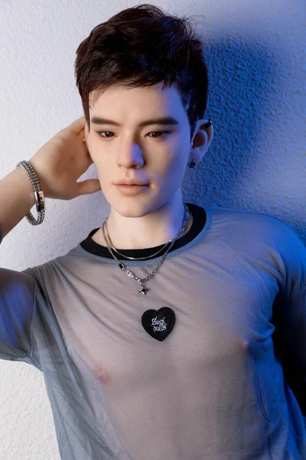 New Handsome Silicone Male Sex Doll Jin 177cm / 6ft view 2