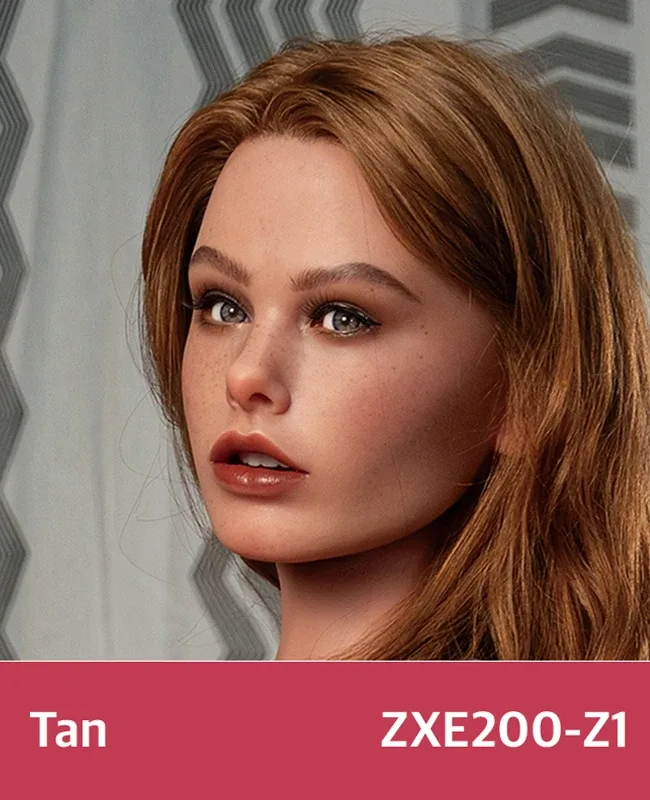 Zelex SLE Series ROS Silicone Head – Tan (Hair Implant) view 2