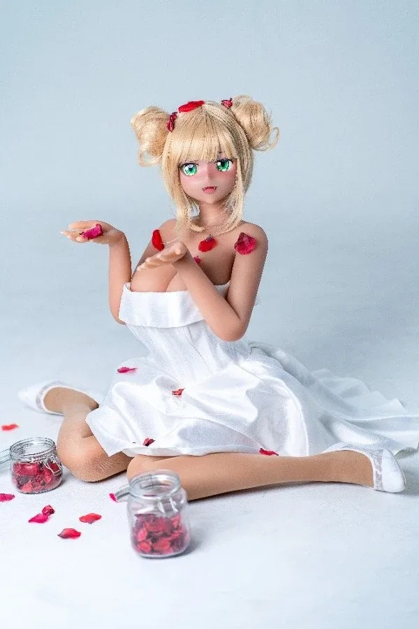 Sexy Blonde Busty Anime Sex Doll Laila 155cm view 3