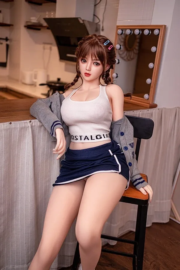 Beautiful Cute Double Ponytail Sex Doll Marlee 163cm (Silicone Head) view 5