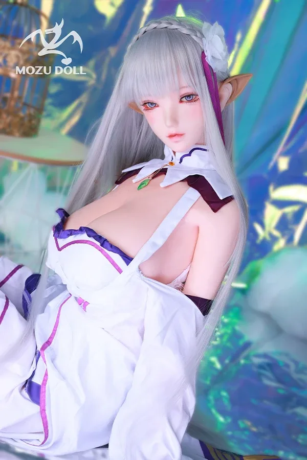 Fantasy Anime Re Zero Sex Doll Emilia 163cm (Free Doll Same Clothes) view 3