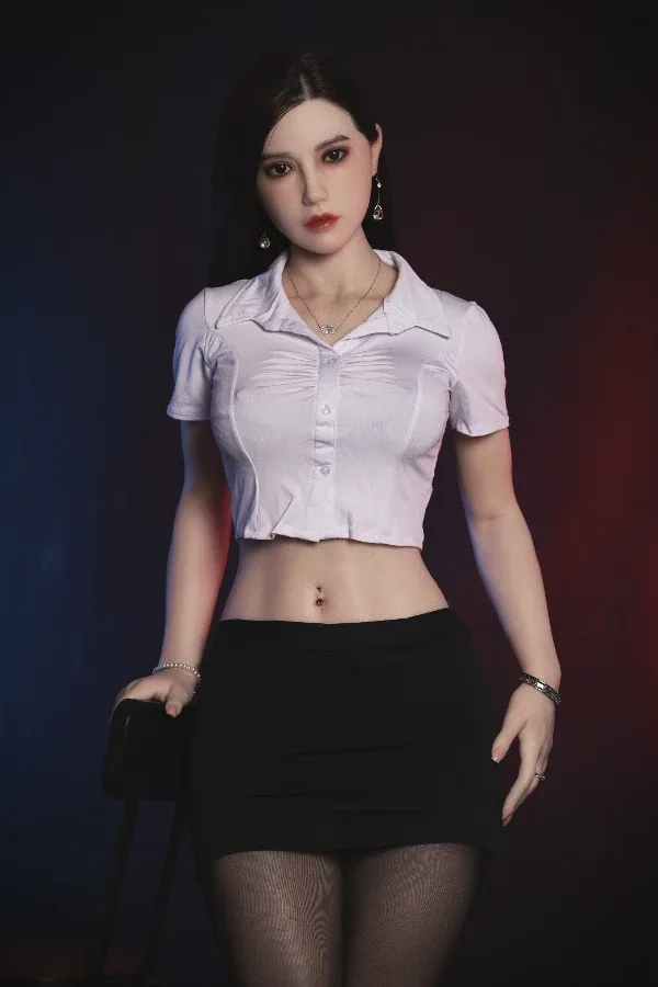 Full Size Big Butt Brunette Silicone Sex Doll Briella 168cm