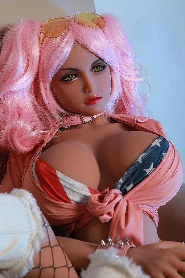 Sexy Rebellious Pink Double Ponytail Sex Doll Charley 158cm view 5