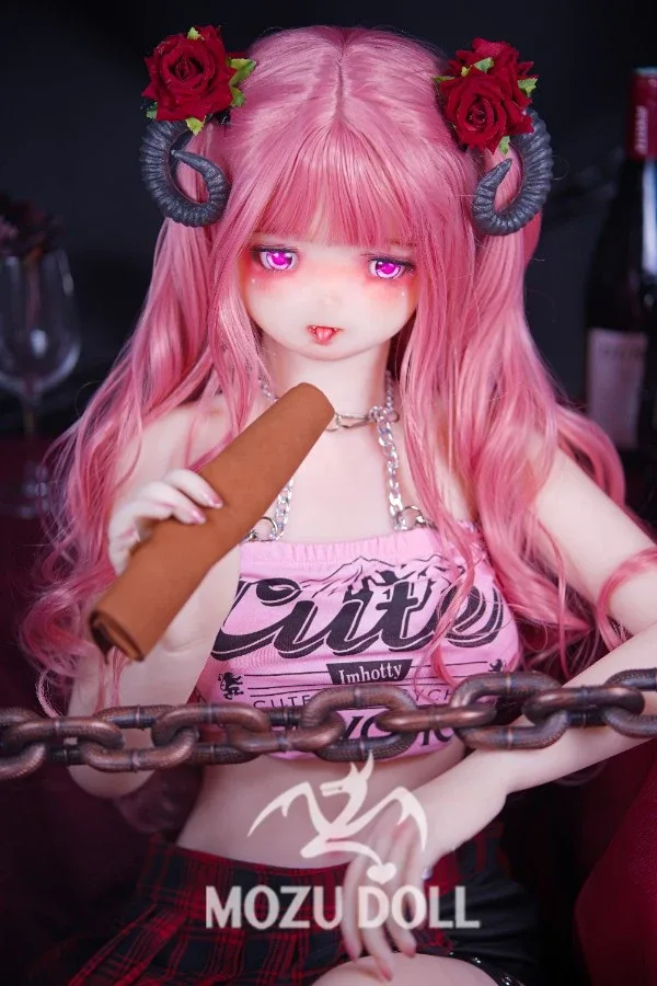 Red Haired Demon Anime Sex Doll Emma 145cm (Free Doll Same Clothes) view 5