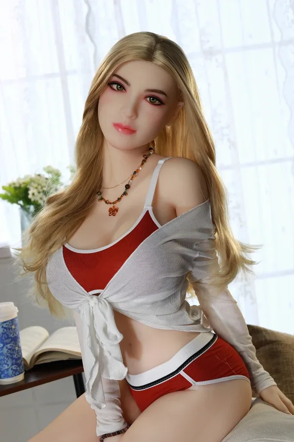 Big-Breasted Blonde TPE Sex Doll Soraya 158cm view 2