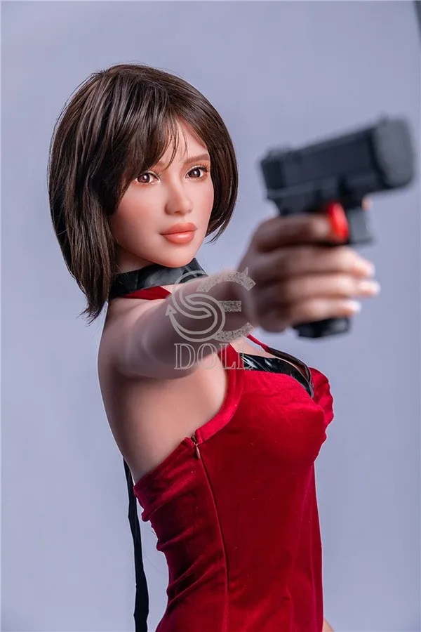 Real Life Black Short Hair Sex Doll Lina 163cm view 4