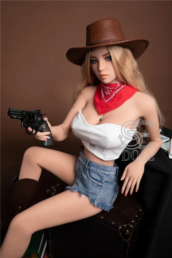 Lifelike Blonde American Sex Doll Veronica 158cm view 4