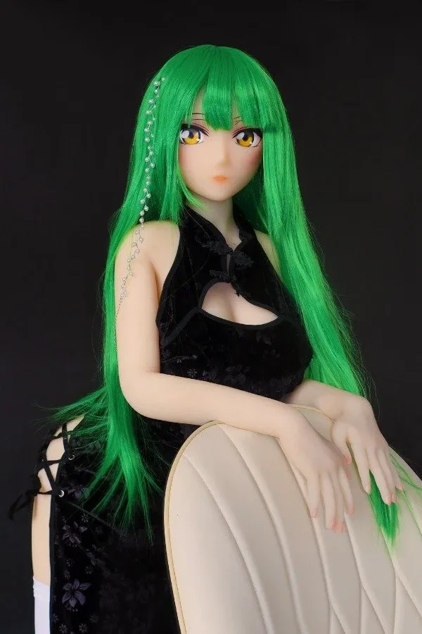 Green Hair Anime Sex Doll Nina 155cm