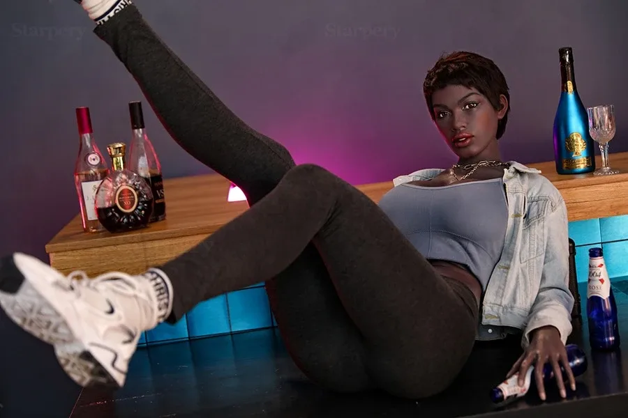 Realistic Tall African Black Sex Doll Keisha 174cm view 6