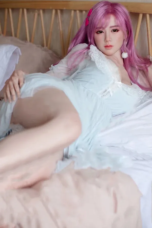 Pink Hair Tall Asian Sex Doll Elyse 170cm (Silicone Head) – Replaceable with Head and Body view 6