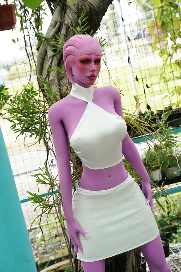 💥Mysterious Purple-skinned Alien Sex Doll Merlay 170cm (Free 2nd Head) view 3