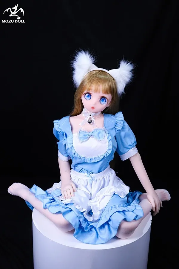 Cute Anime Blonde Sex Doll Kelly 145cm (Free Doll Same Clothes) view 4