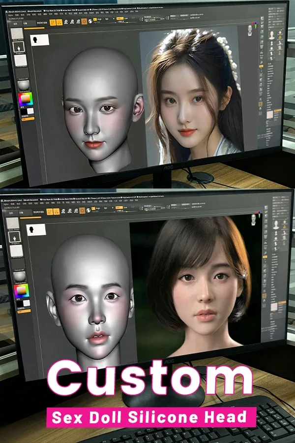 Custom Sex Doll Silicone Head