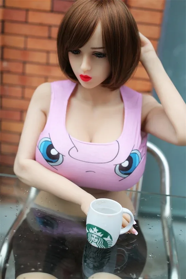 Lifelike Long Hair Big Boobs Sex Doll Annalise 160cm view 4