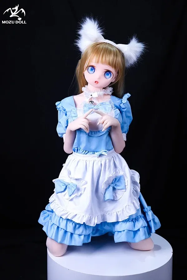 Cute Anime Blonde Sex Doll Kelly 145cm (Free Doll Same Clothes) view 3