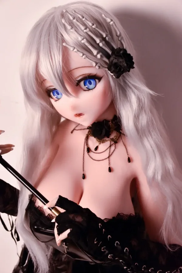 Silver Hair Big Breast Anime Sex Doll Hayakawa Saaya 148cm view 4
