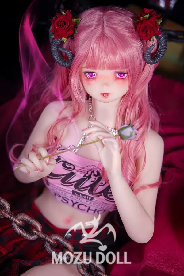 Red Haired Demon Anime Sex Doll Emma 145cm (Free Doll Same Clothes) view 6