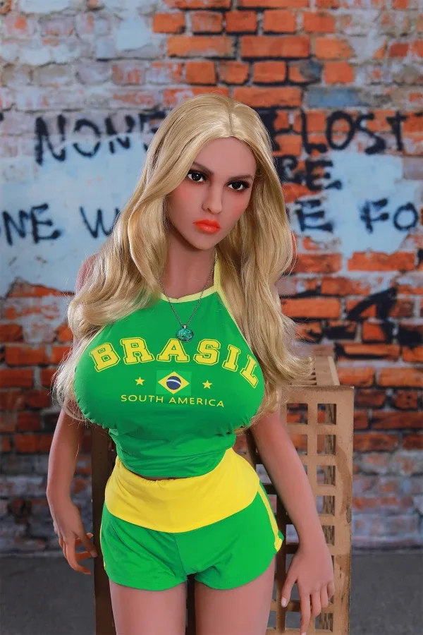 Busty Blonde American Sex Doll Roselyn 158cm view 2
