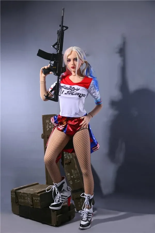 Lifelike Perfect Harley Quinn Sex Doll 170cm view 4