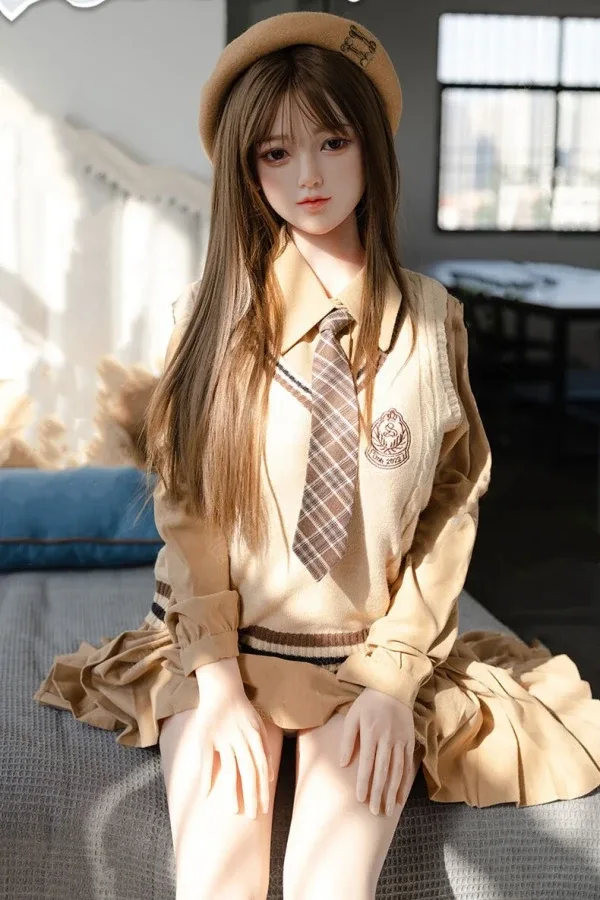 Innocent Gentle Asian Japanese Sex Doll Alena 150cm (Silicone Head) – Replaceable with Head and Body view 4