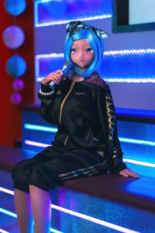New Blue Hair Sex Doll Journey 155cm view 3