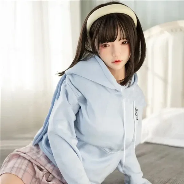 Cute Short Hair Asian Sex Doll Naya 150cm (Silicone Head) – Replaceable with Head and Body view 6