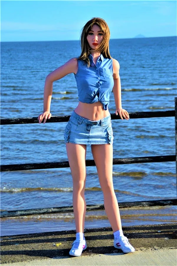 Real Life Blonde Skinny Adult Sex Doll Emily 168cm