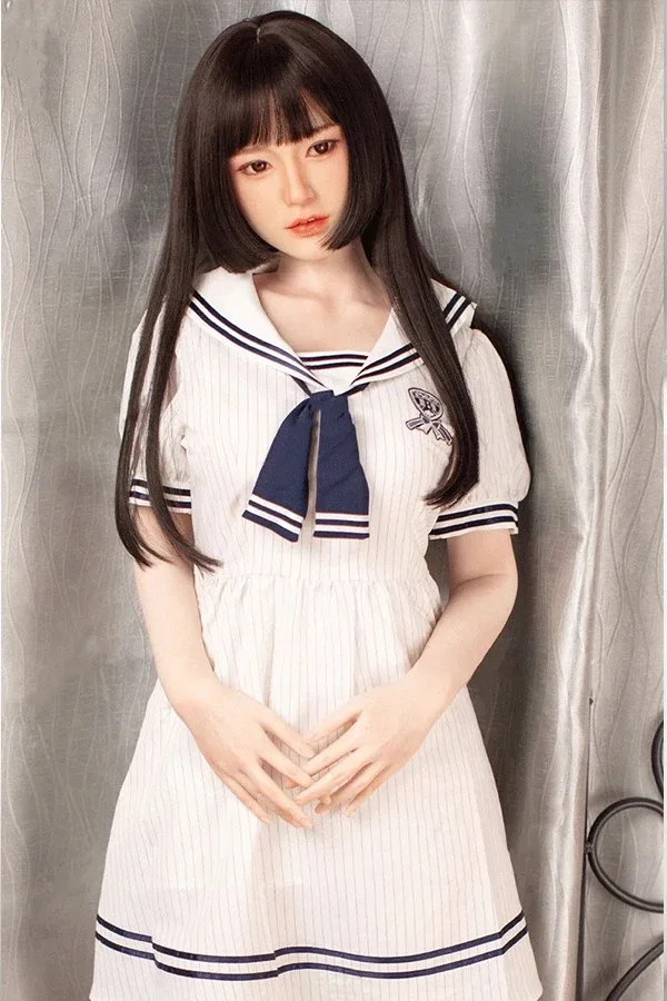 Brunette Asian Sex Doll Kinslee 160cm (Silicone Head) – Replaceable with Head and Body view 4