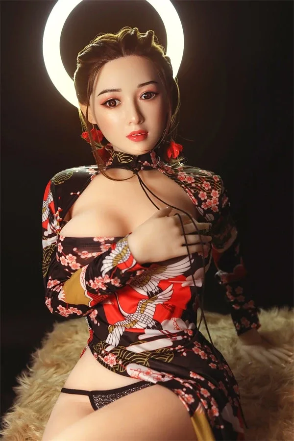 Realistic Cheongsam Asian Sex Doll April 158cm