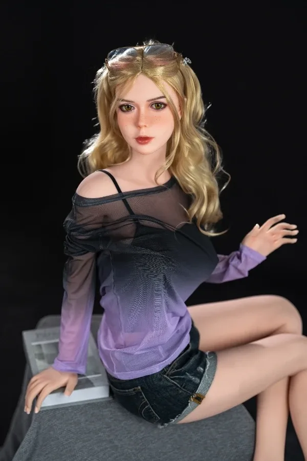 Full Size Blonde TPE Sex Doll Lenora 160cm view 5