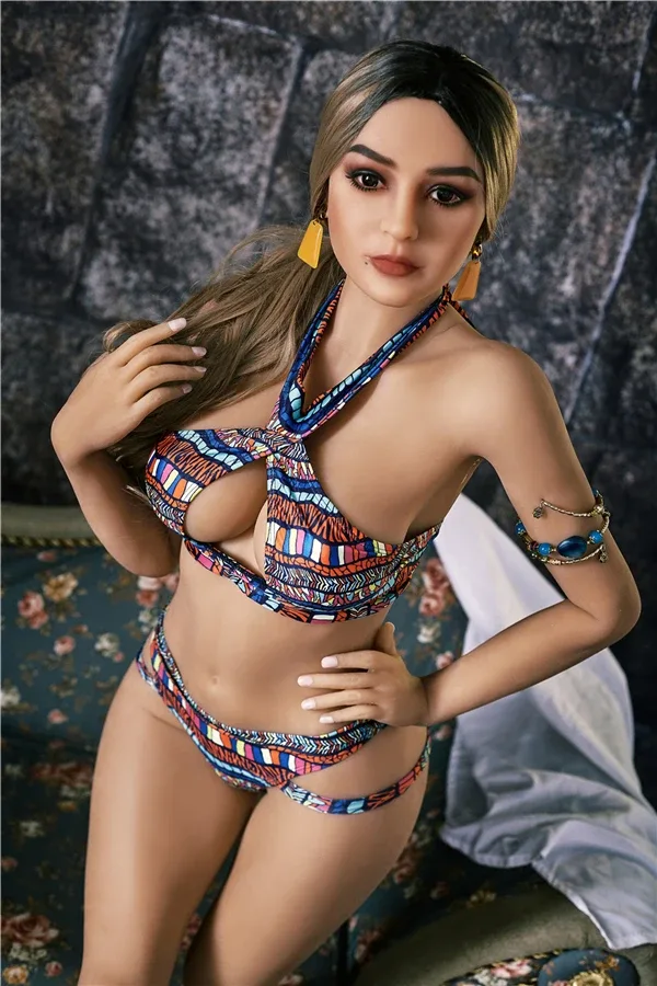 Real Life Sexy Tanned Skin Asian Love Doll Hallie 159cm view 3