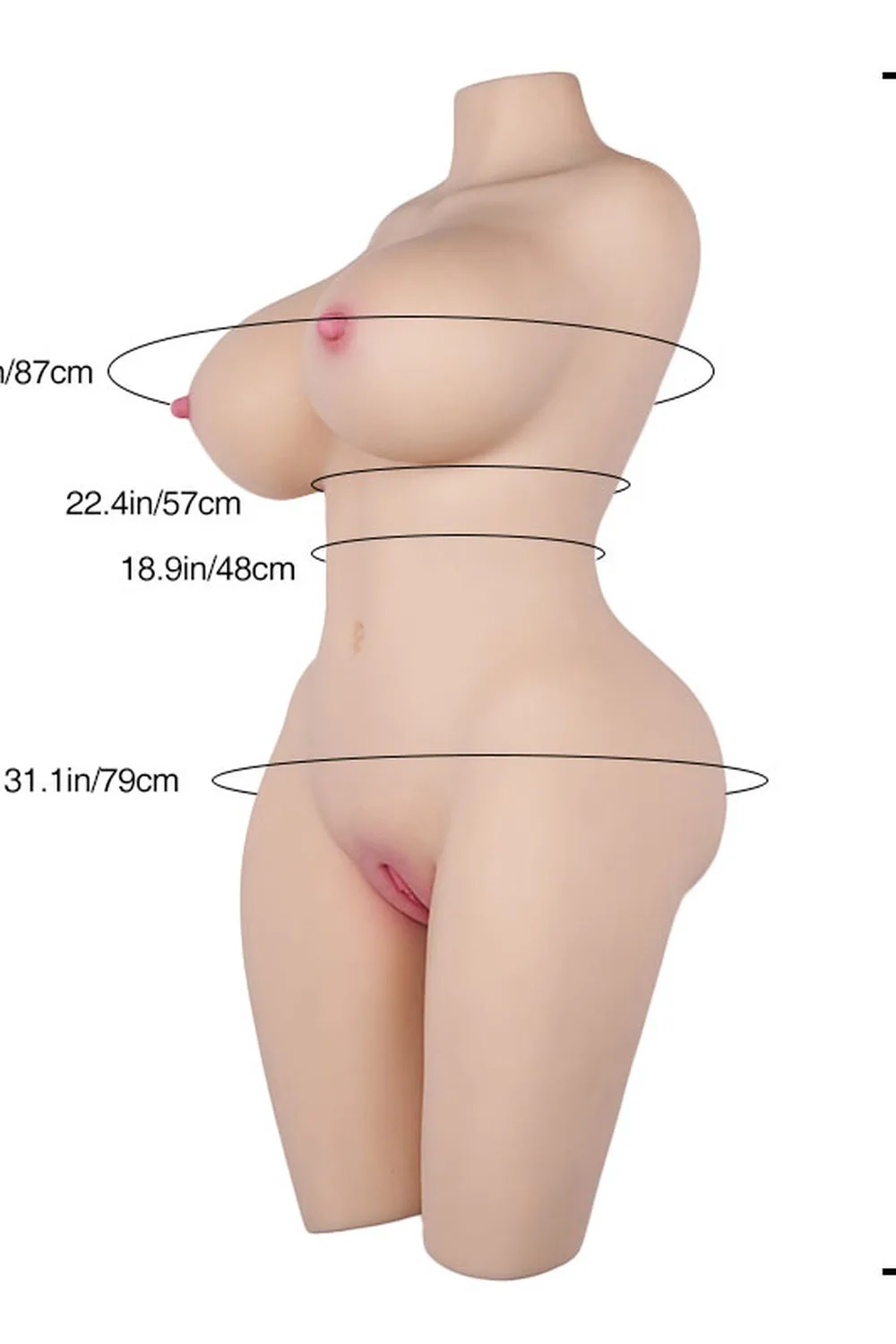 TPE 66cm/25.98″ I-CUP 22kg/48.5lbs Sex Doll view 4