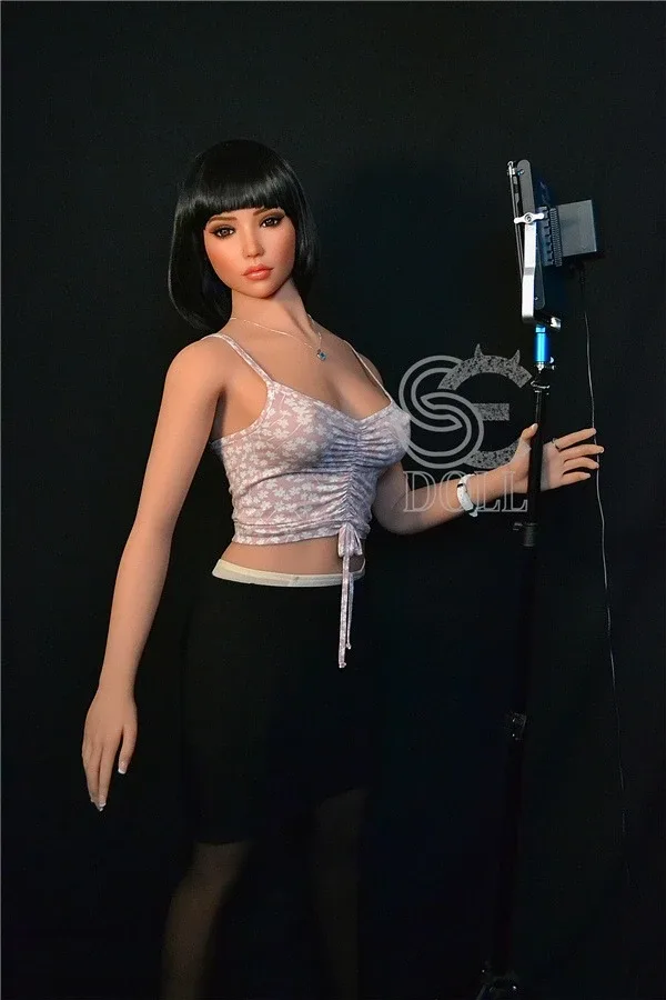 Mature Black Short Hair Sex Doll Mariam 163cm view 6
