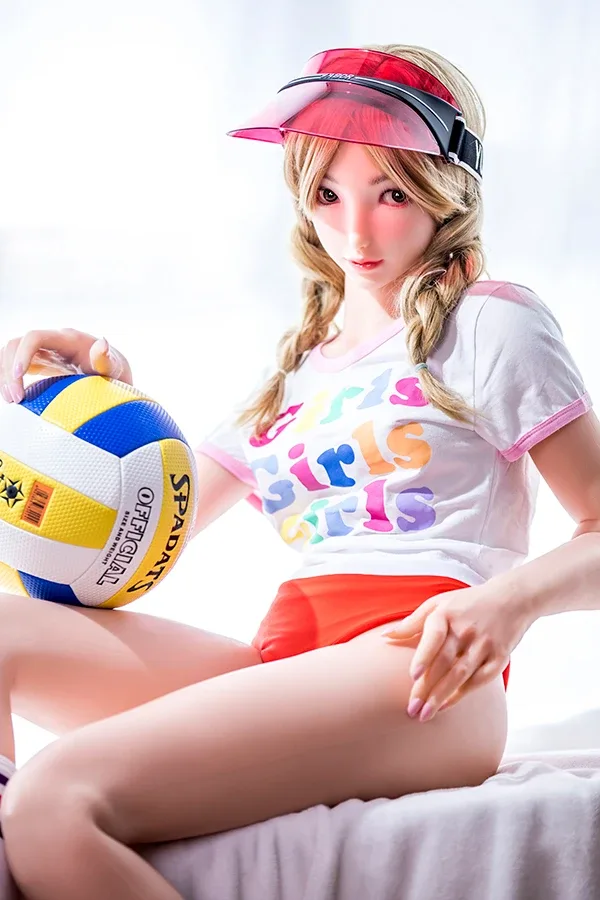 158cm B-cup Silicone Blonde Sex Doll Pao view 2