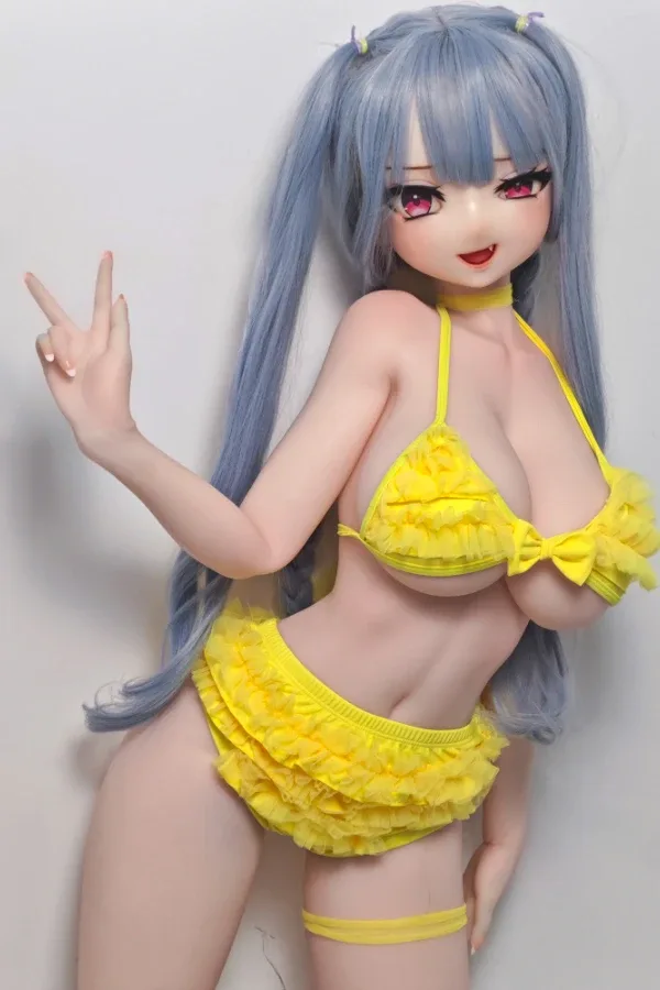 Busty Twin Tailed Anime Sex Doll Watanabe Yuno 148cm view 2