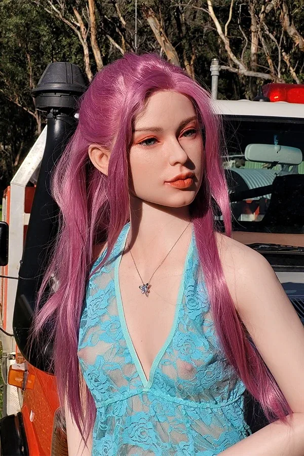 Super Realistic Pink Haired Tall Sex Doll Zariah 171cm view 2