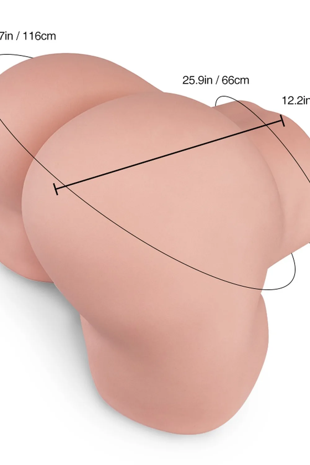 TPE 26cm/10.24″ 22kg/48.5lbs Sex Doll view 4
